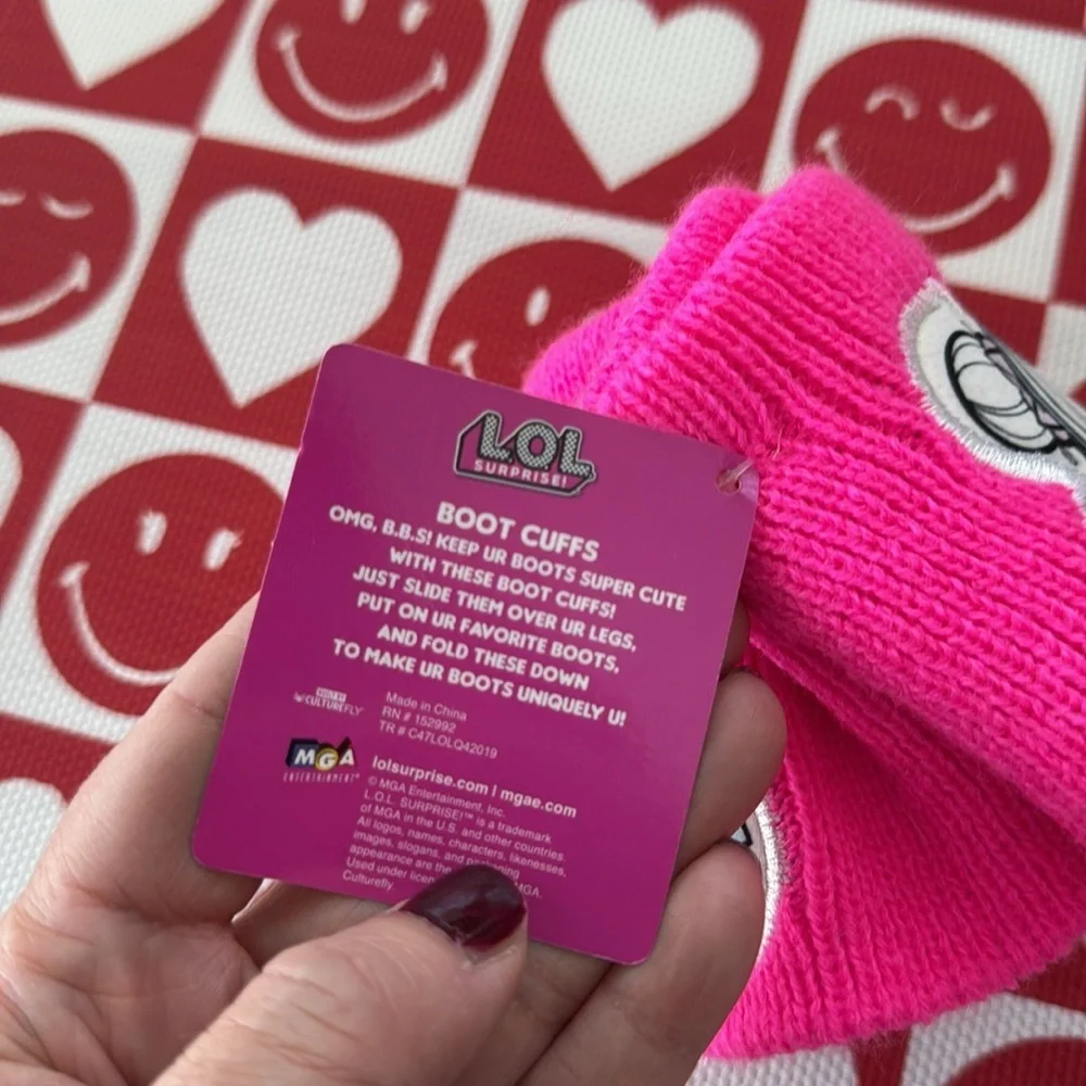 L.O.L. Surprise! Pink Boot Covers